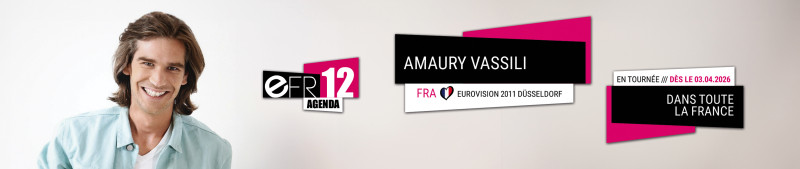 Amaury Vassili célèbre ses 10 ans de carrière avec une tournée piano-voix revisitant classiques pop et tubes populaires.
<a href="https://tidd.ly/3OMFVzk" target="_blank"><p style="color:#FF00FF;"> Je réserve !</p></a>