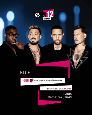 Blue en concert unique à Paris <a href="https://tidd.ly/4rwJck2 " target="_blank"><p style="color:#FF00FF;"> Achetez vos billets ici !</p></a>